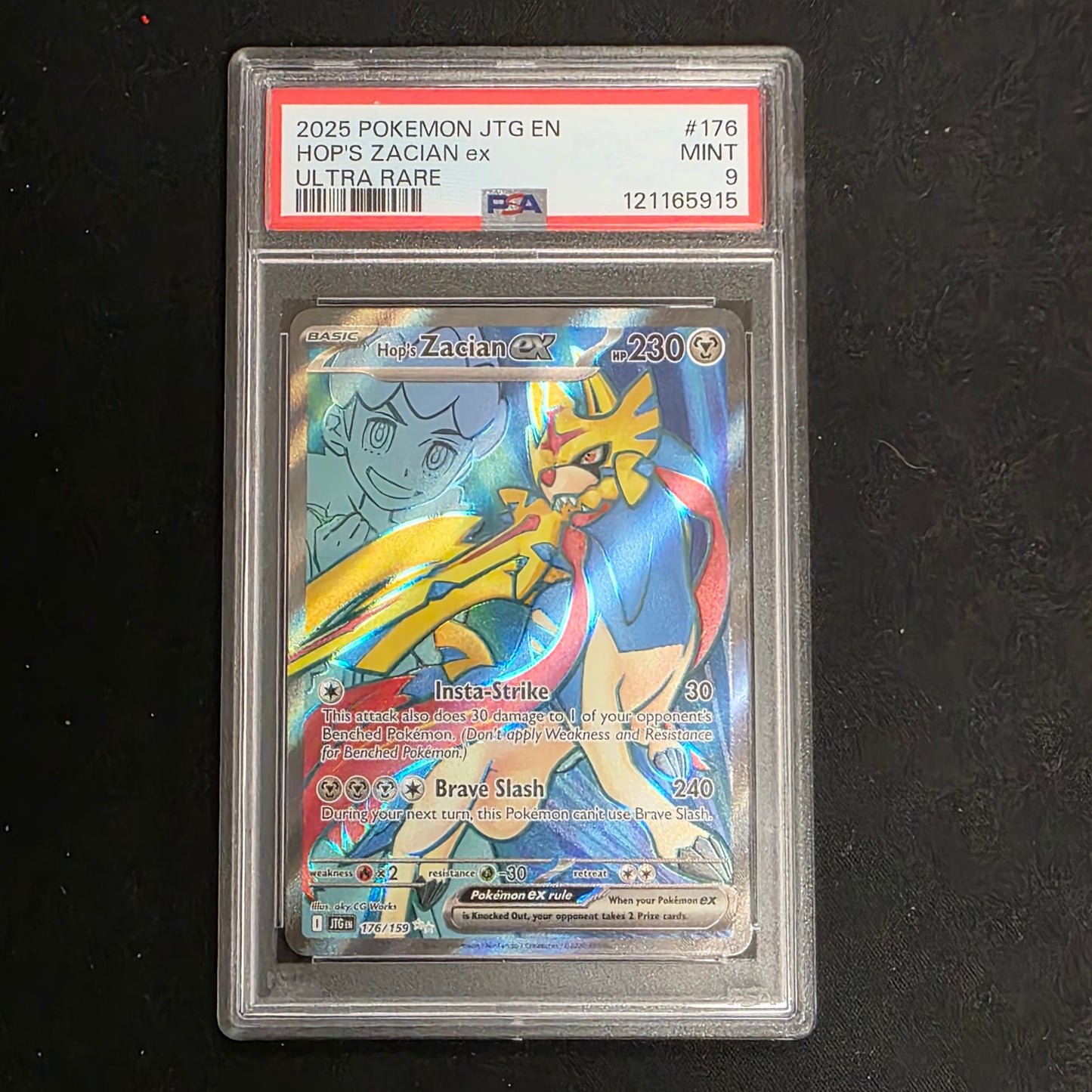 Pokemon TCG Hop’s Zacian ex Journey Together 176/159 (PSA 9)
