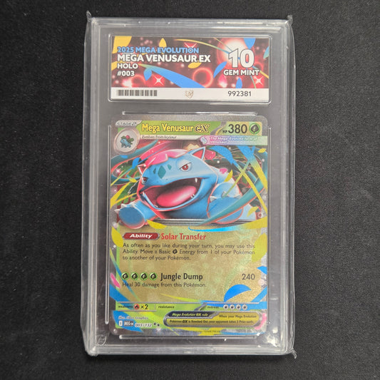 Pokemon TCG Mega Venusaur ex Mega Evolution 003/132 (Ace 10)