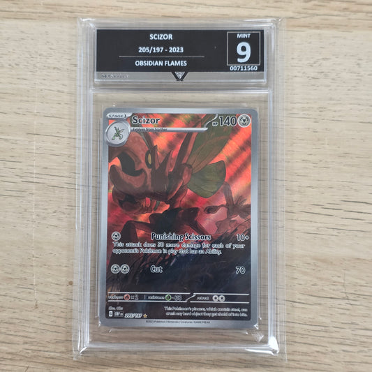 Pokemon TCG Scizor Obsidian Flames 205/197 (Get Graded 9)