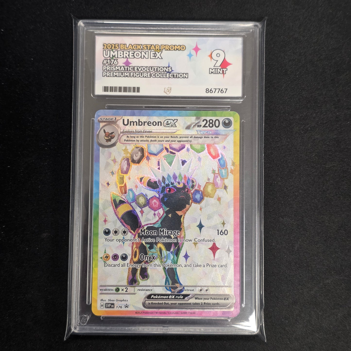 Pokemon TCG Umbreon ex Promo 176 (Ace 9)