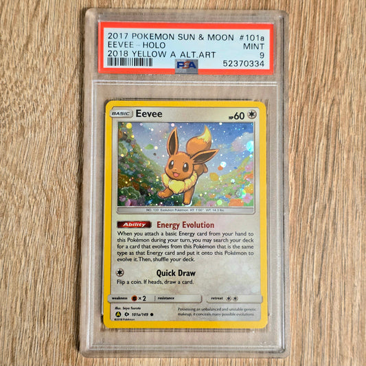 Pokemon TCG Eevee Sun & Moon Promo 101a/149 (PSA 9)