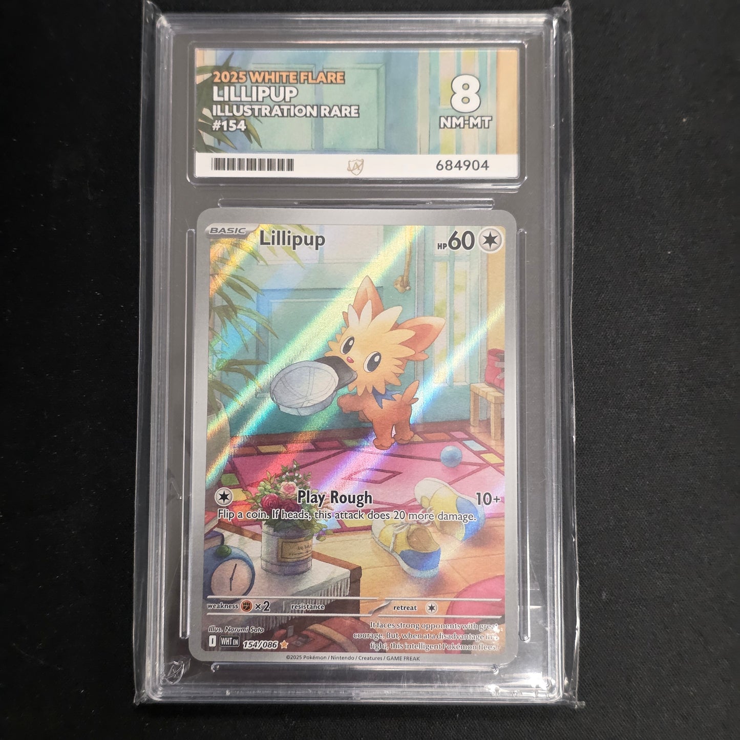 Pokemon TCG Lillipup White Flare 154/086 (Ace 8)