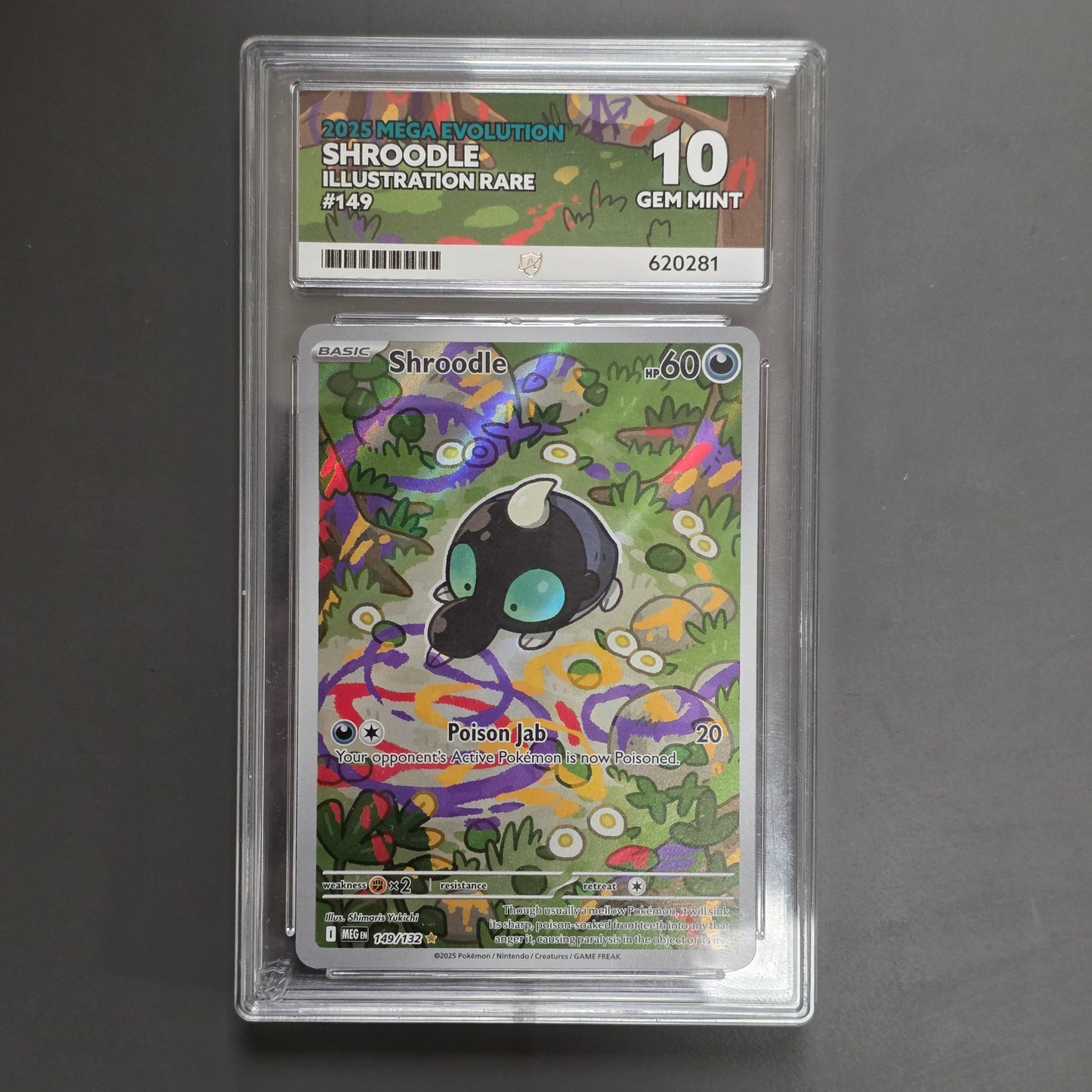 Pokemon TCG Shroodle Mega Evolution 149/132 (Ace 10)