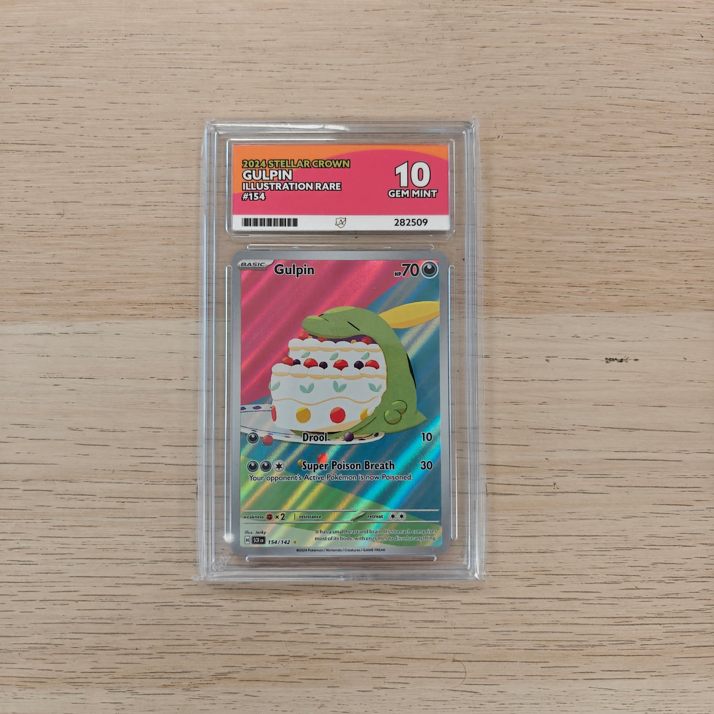 Pokemon TCG Gulpin Stellar Crown 154/142 (ACE 10)