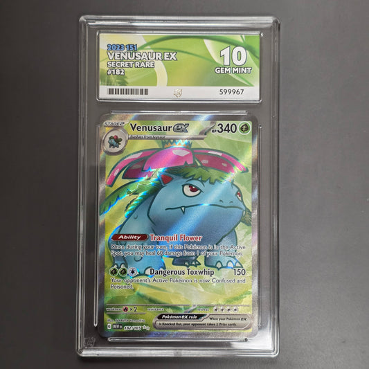 Pokemon TCG Venusaur ex 151 182/165 (Ace 10)