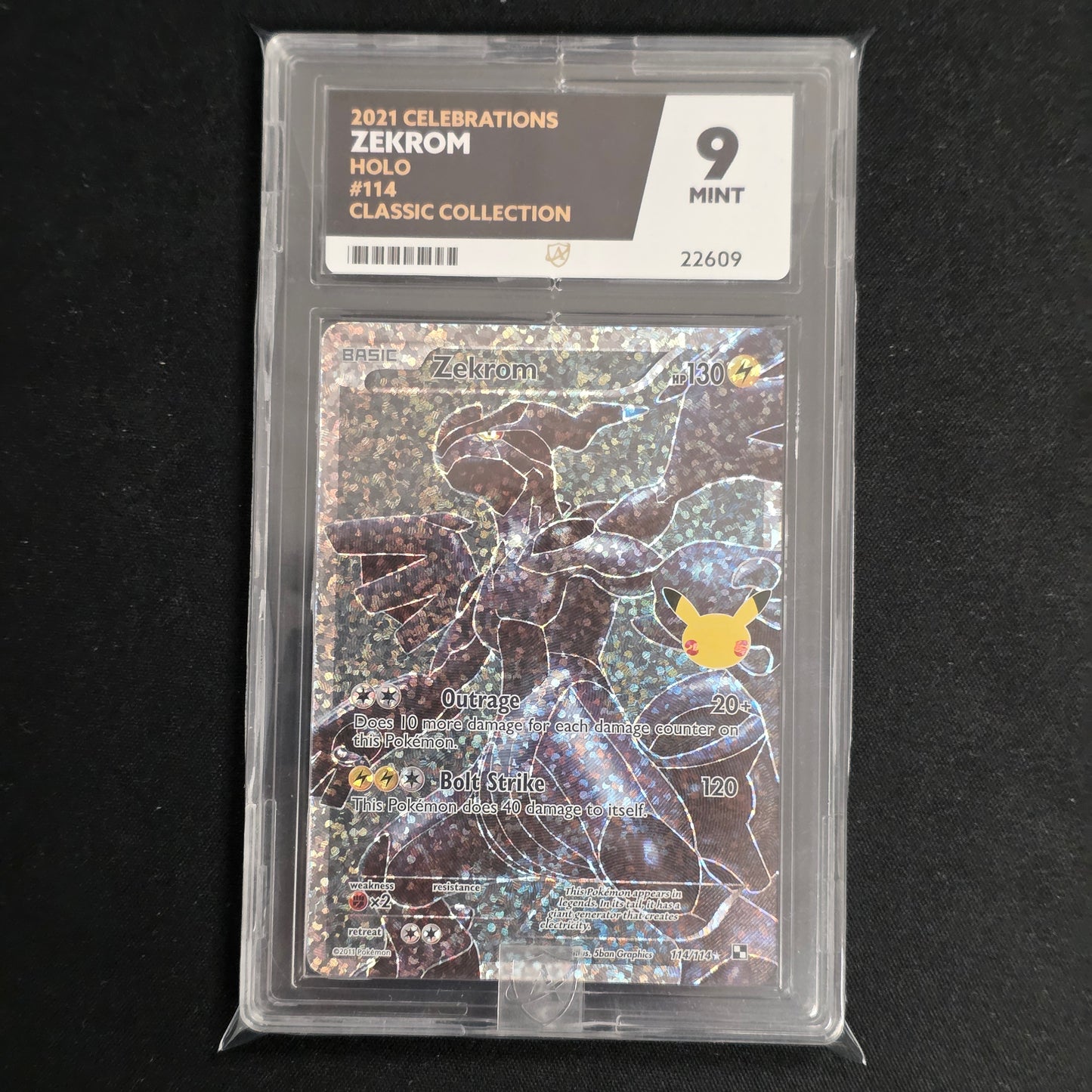 Pokemon TCG Zekrom Celebrations 114/114 (Ace 9)