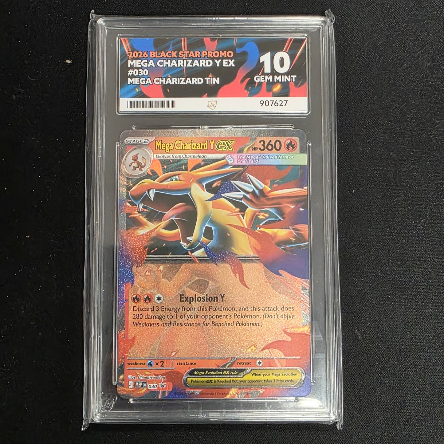 Pokemon TCG Mega Charizard Y ex 030 (Ace 10)