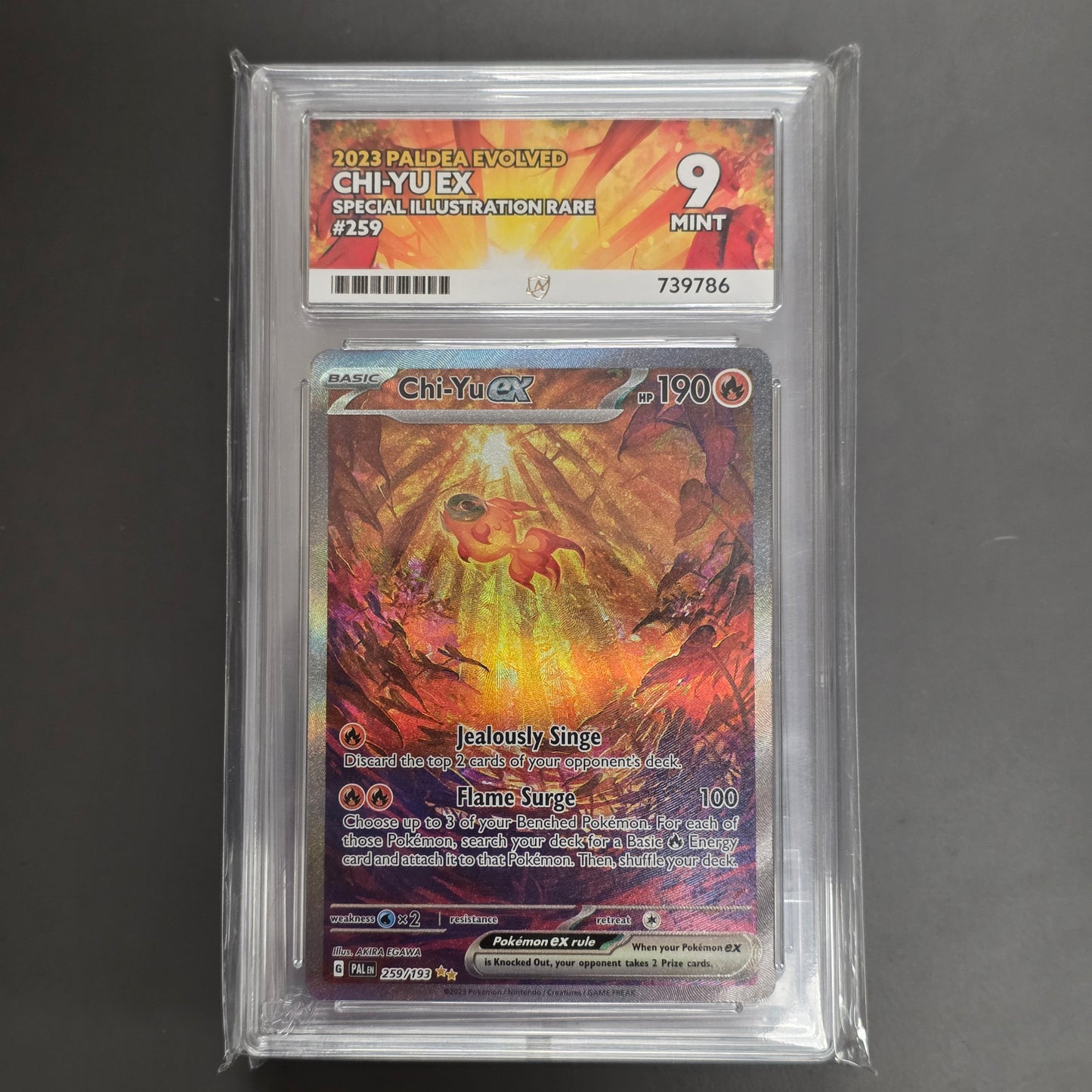 Pokemon TCG Chi-Yu EX Paldea Evolved 259/193 (ACE 9)