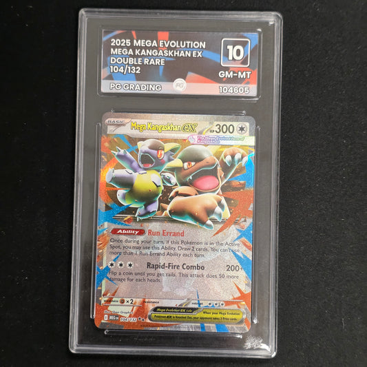Pokemon TCG Mega Kangaskhan ex Mega Evolution 104/132 (PG Grading 10)