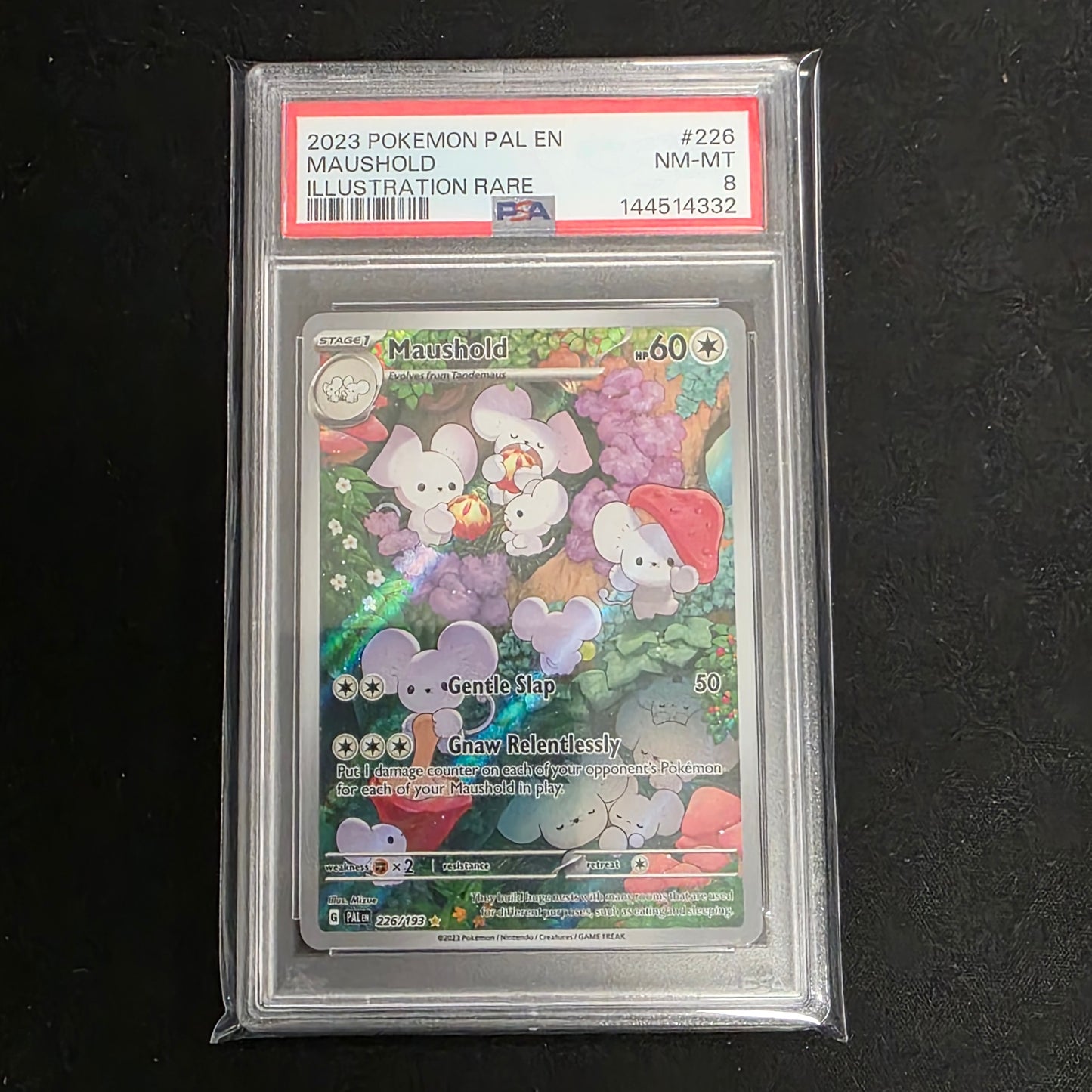 Pokemon TCG Maushold Paldea Evolved 226/193 (PSA 8)