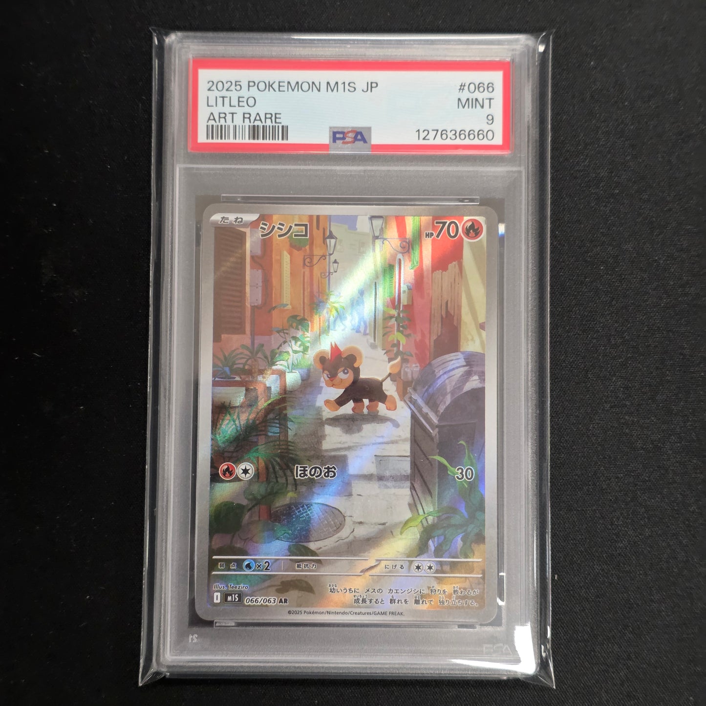 Pokemon TCG Litleo Mega Symphonia 066/063 (PSA 9)