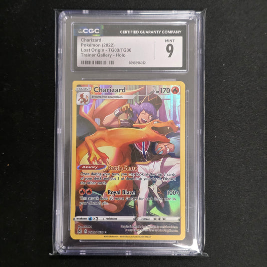 Pokemon TCG Charizard Lost Origin TG03/TG30 (CGC 9)