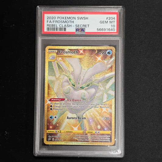 Pokemon TCG Frosmoth Rebel Clash 204/192 (PSA 10)