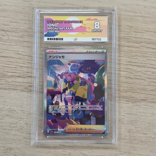 Pokemon TCG Iono Shiny Treasure ex 350/190 (Graded Ace 8 Japanese)