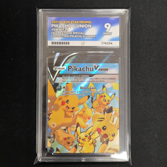 Pokemon TCG Pikachu V-Union Promo SWSH139 (Ace 9)