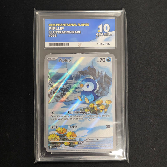 Pokemon TCG Piplup Phantasmal Flames  098/094 (ACE 10)