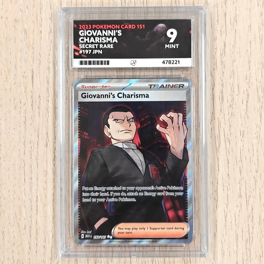 Pokemon TCG Giovanni's Charisma 151 197/165 (Ace 9)