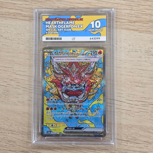 Pokemon TCG Hearthflame Mask Ogerpon ex Terastal Festival  204/187 (ACE 10) (Japanese) (Copy)