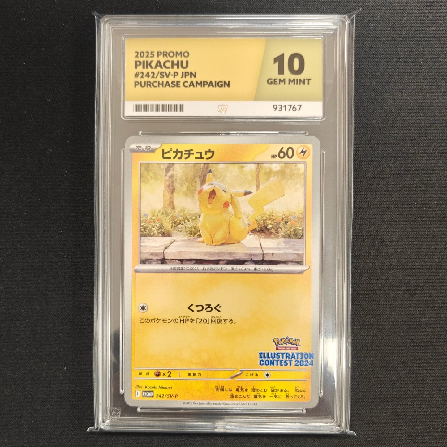 Pokemon TCG Pikachu Promo 242/SV-P (ACE 10 Japanese)