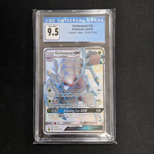 Pokemon TCG Golisopod GX Hidden Fates SV48/SV94