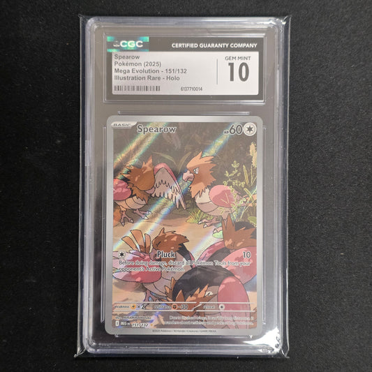 Pokemon TCG Spearow Mega Evolution 151/132 (CGC 10)