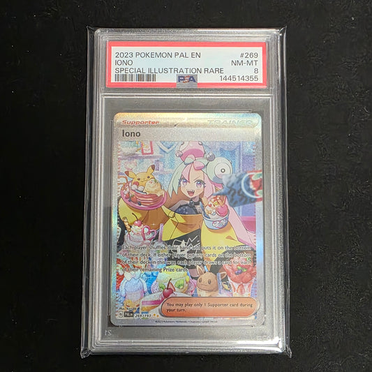 Pokemon TCG Iono Paldea Evolved 269/193 (PSA 8)