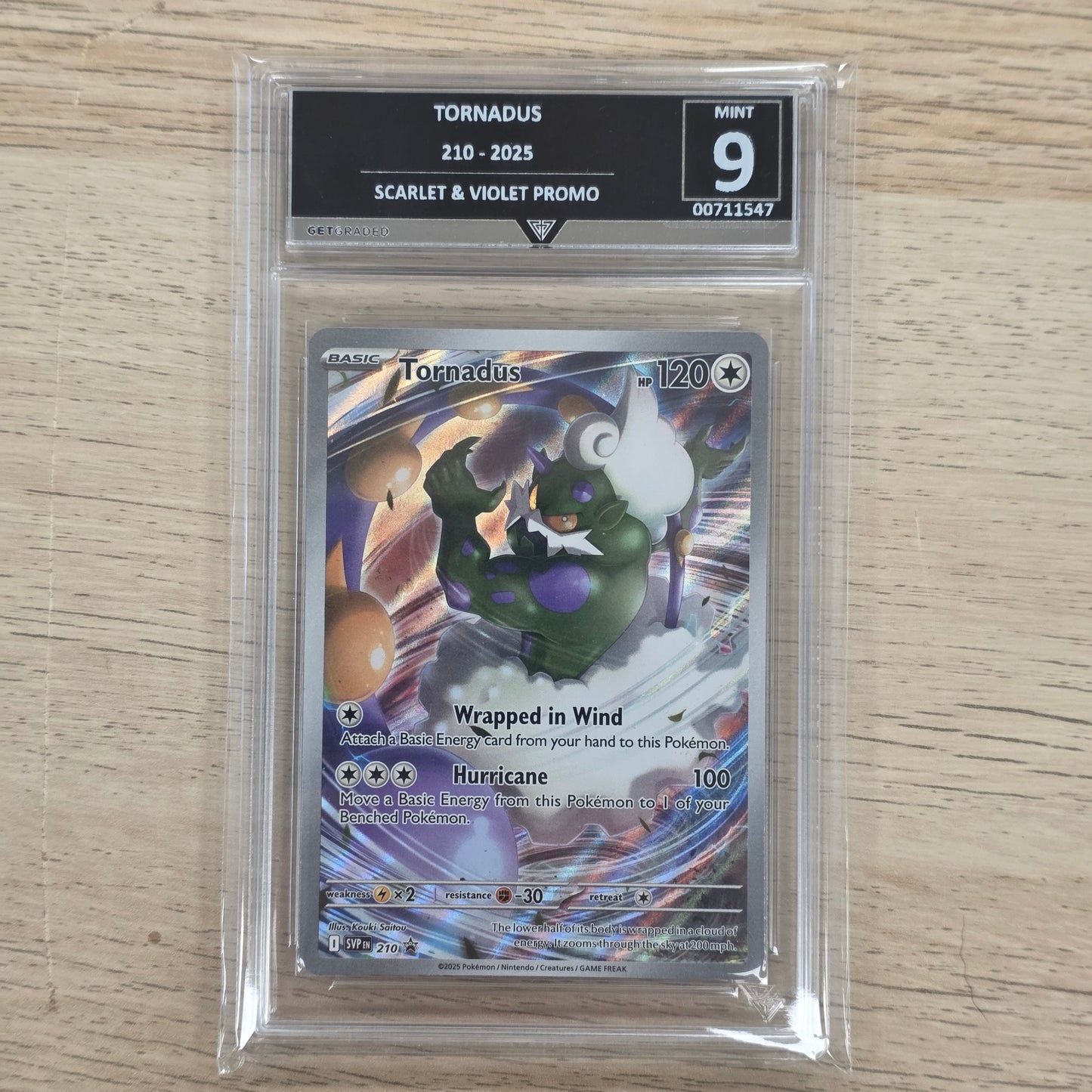 Pokemon TCG Tornadus Scarlet & Violet Promo 210 (Get Graded 9)