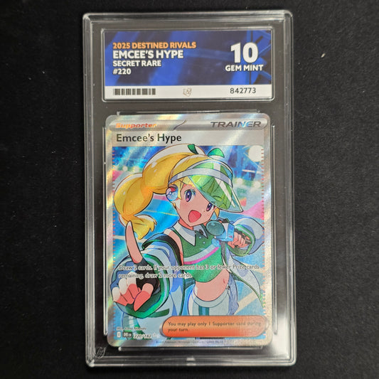 Pokemon TCG Emcee's Hype Destined Rivals 220/182 (Ace 10)