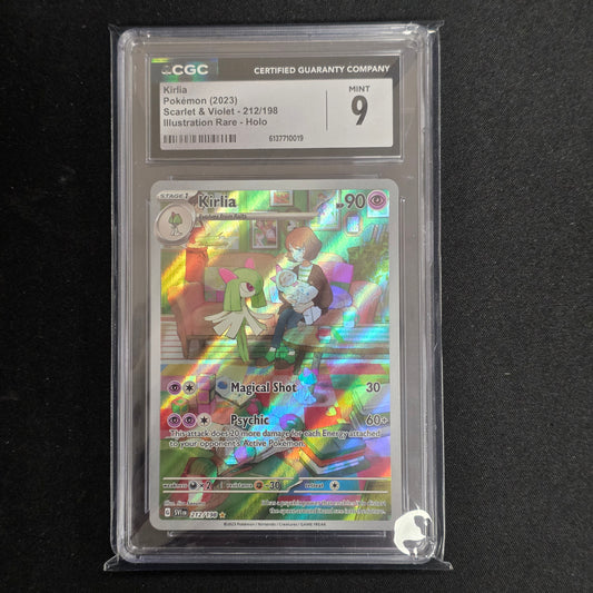 Pokemon TCG Kirlia Scarlet Violet Base 212/198 (CGC 9)