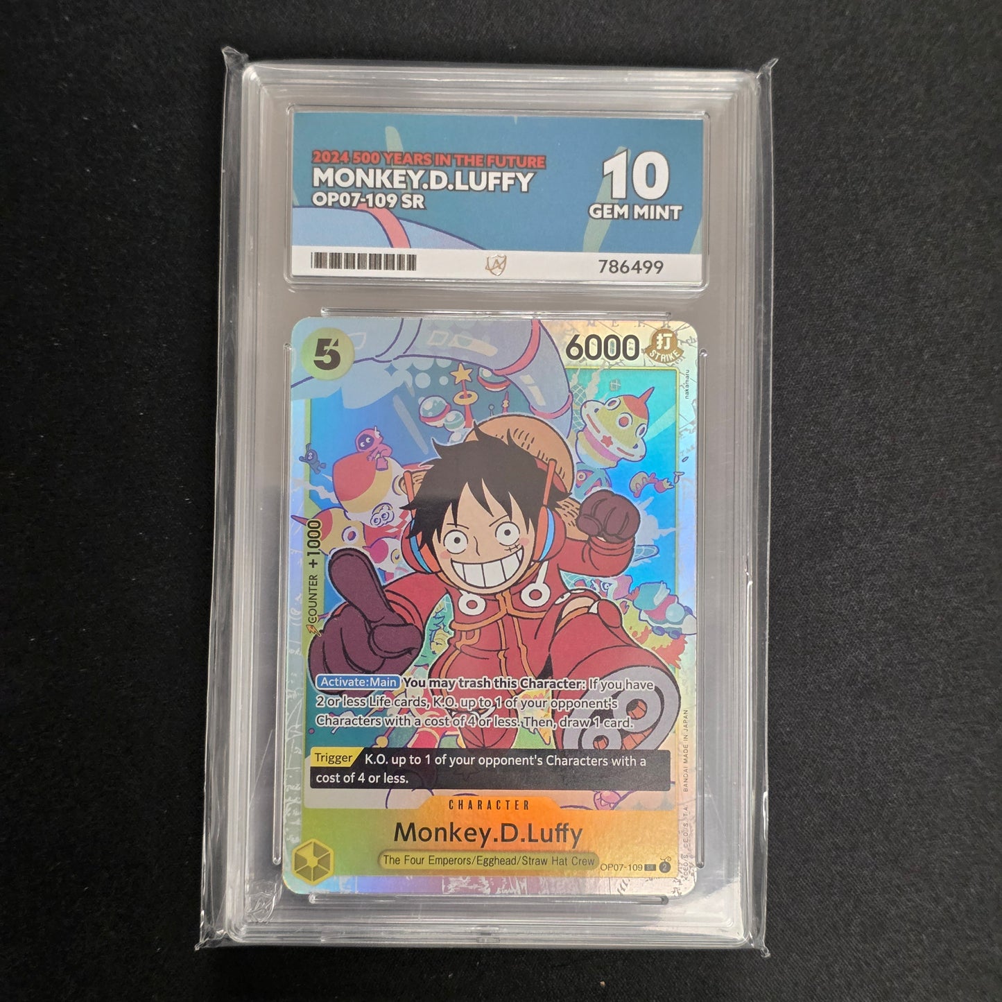 One Piece CG Monkey.D.Luffy 500 Years in the Future OP07-109 (Ace 10)