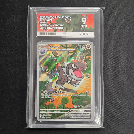 Pokemon TCG Tyrunt *Pokemon Center* Promo 070 (Ace 9)