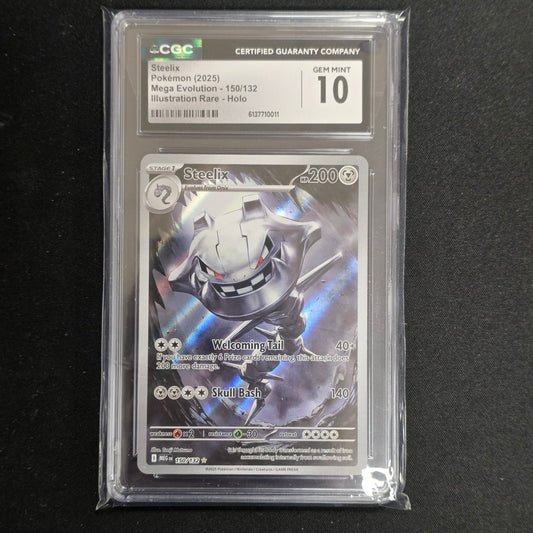 Pokemon TCG Steelix Mega Evolution 150/132 (CGC 10)