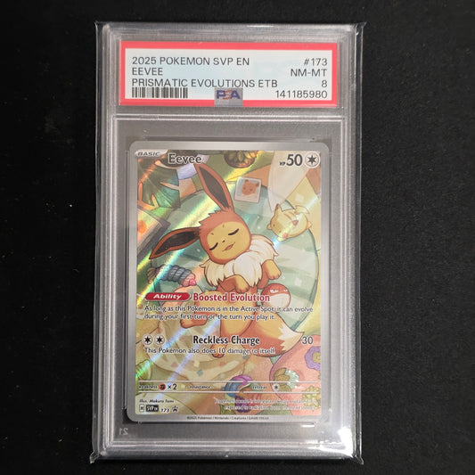 Pokemon TCG Eevee Scarlet & Violet Promo 173 (PSA 8)