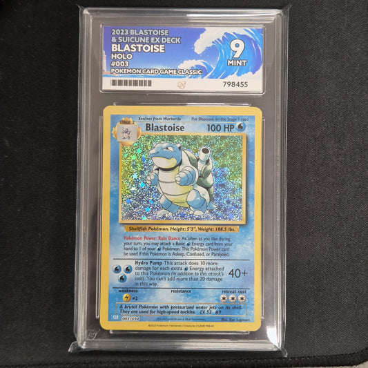 Pokemon TCG Blastoise *Holo* Classic Collection 003/034 (ACE 9)