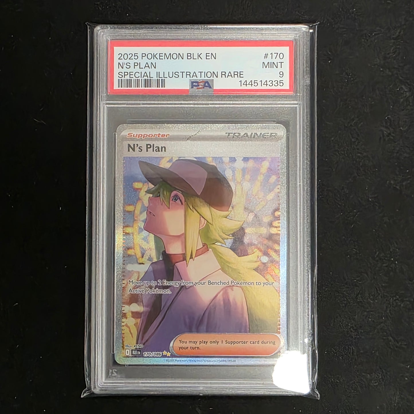 Pokemon TCG N’s Plan Black Bolt 170/086 (PSA 9)