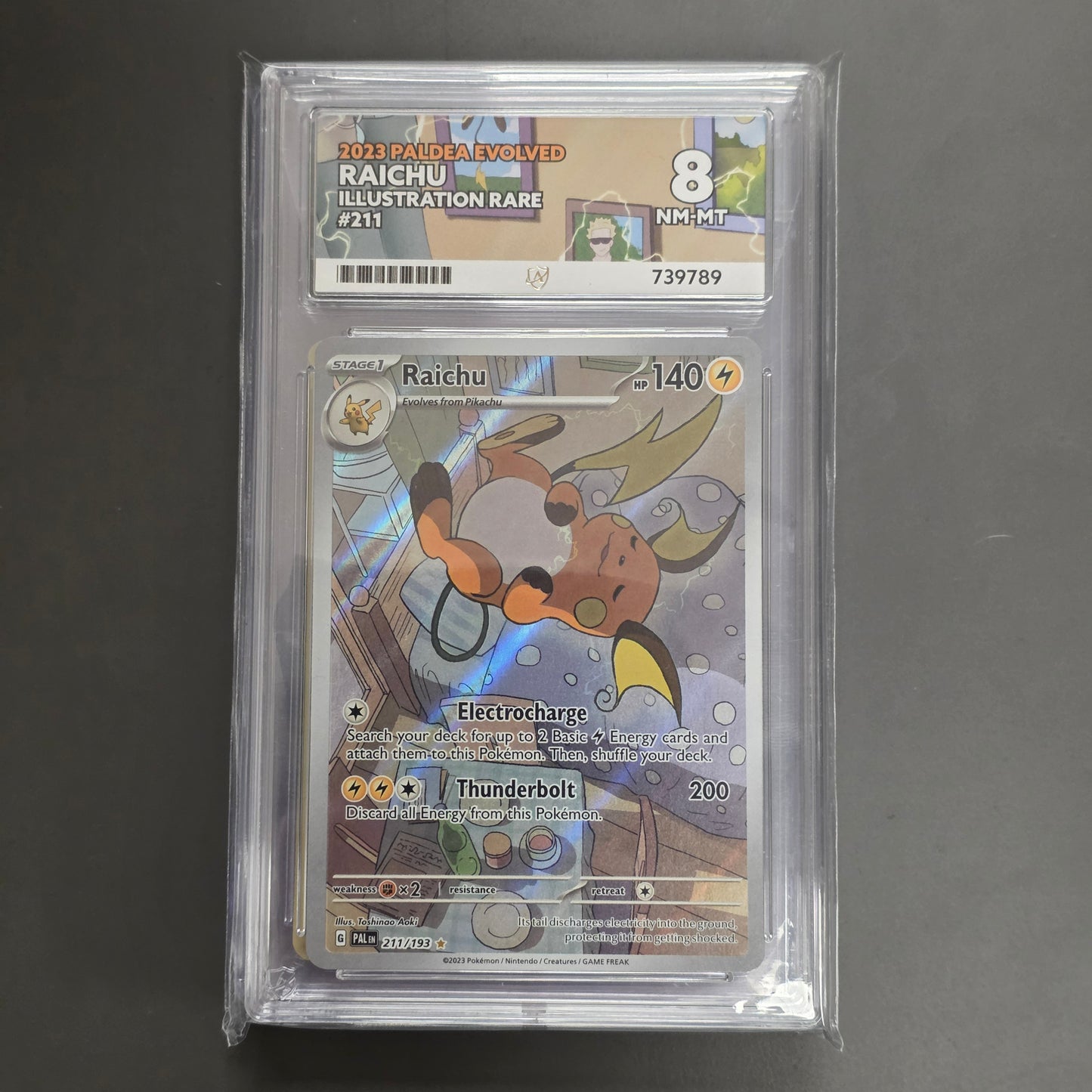 Pokemon TCG Raichu Paldea Evolved 211/193 ( ACE 8)